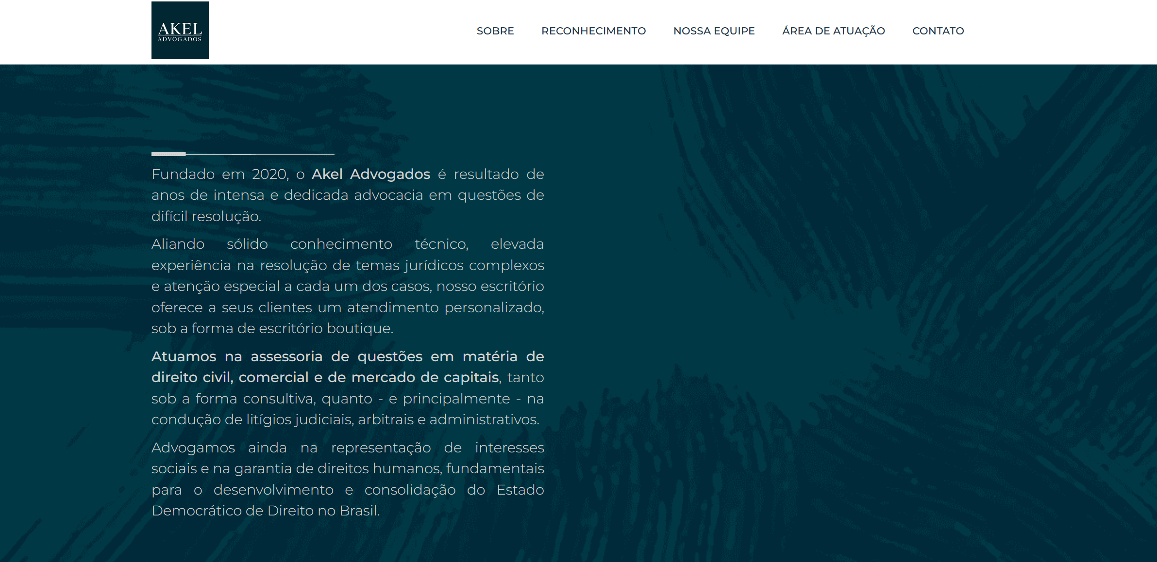 Akel Advogados - Landing Page + Admin