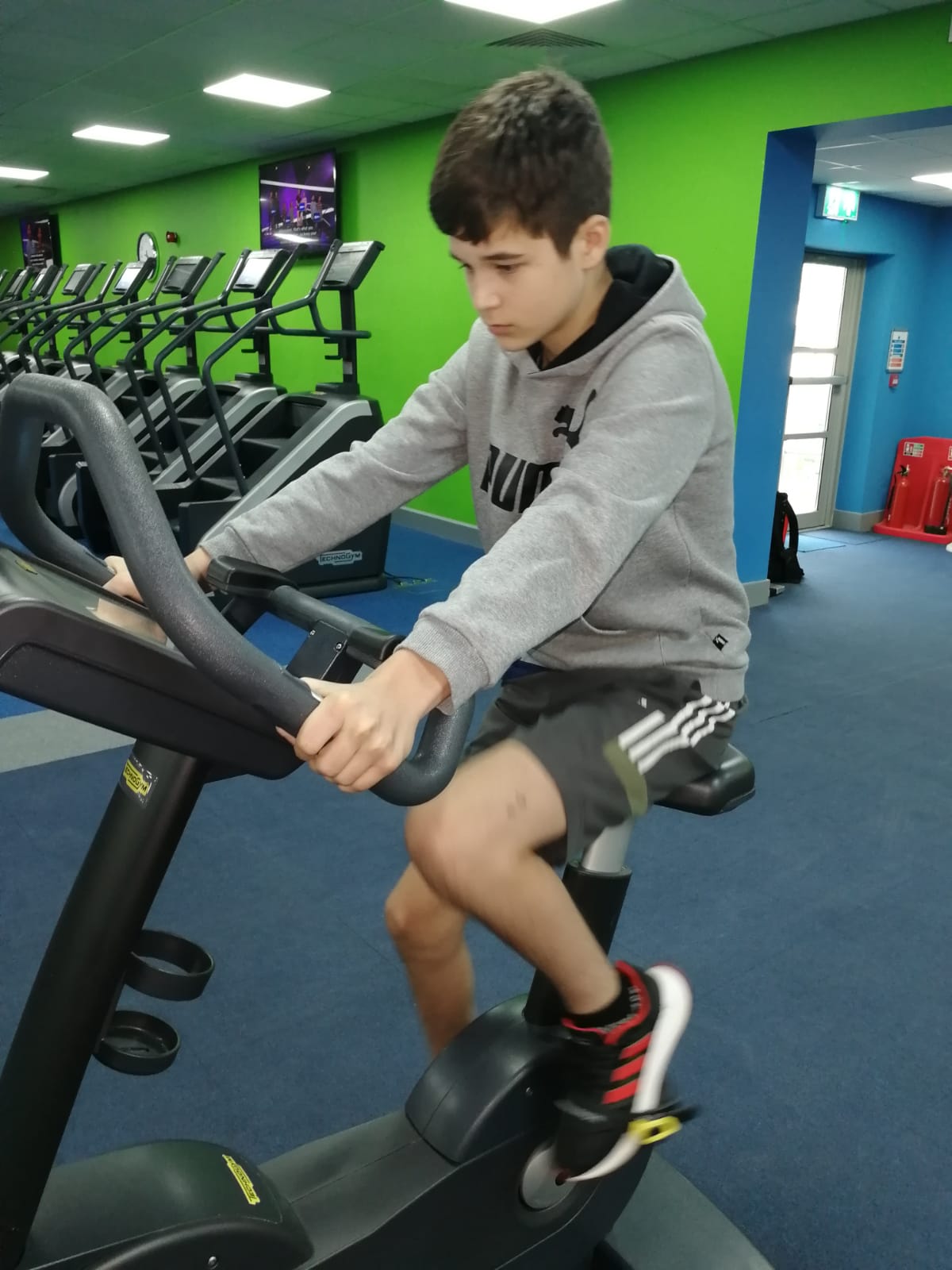 Pedro Oliveira treinando